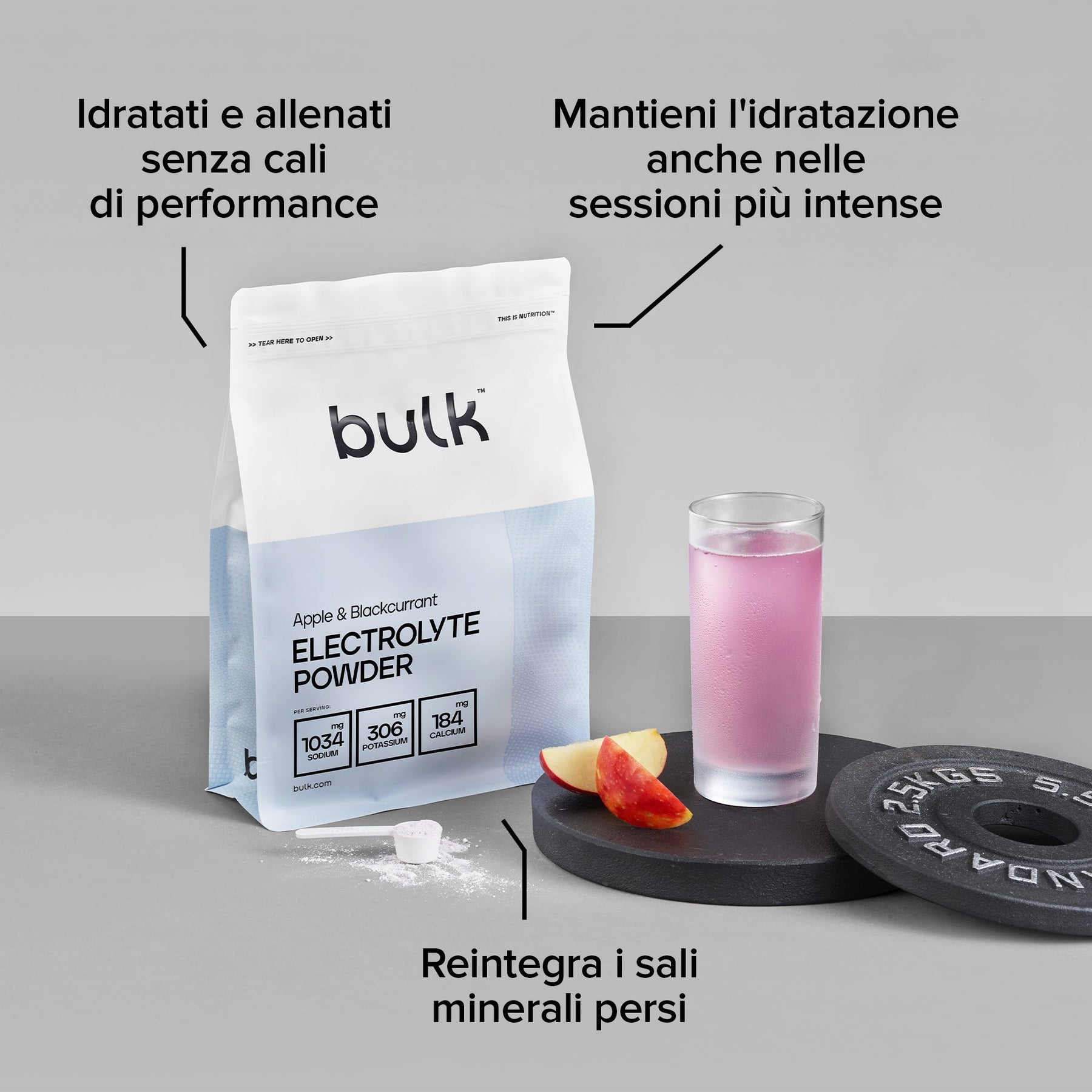Elettroliti in polvere
