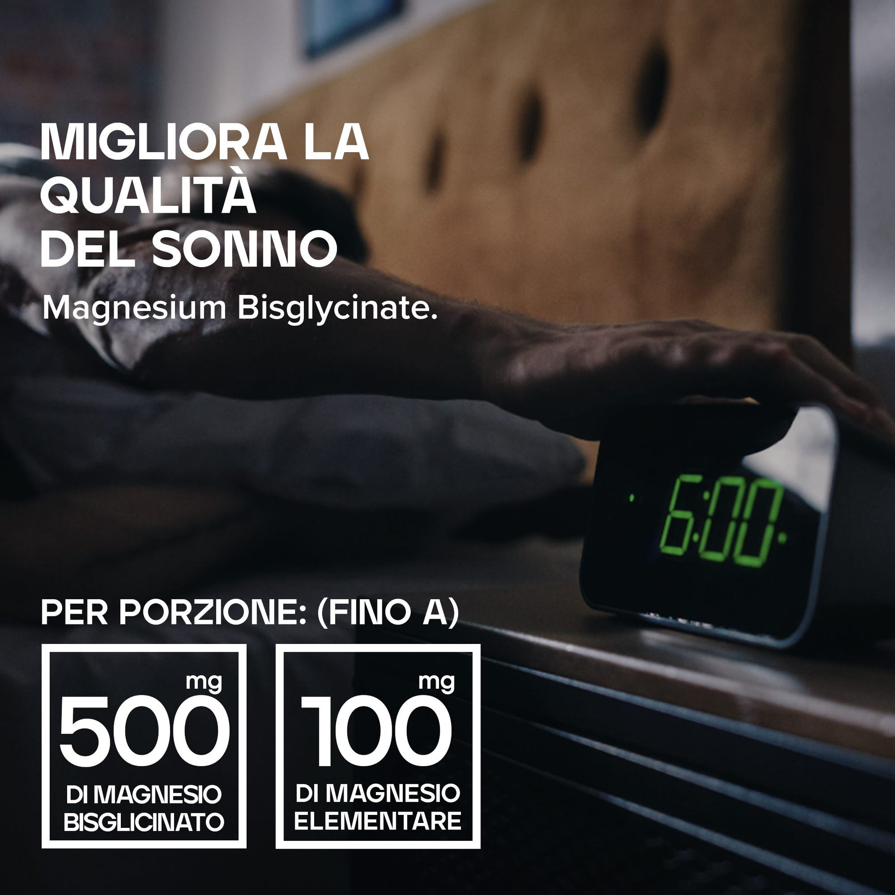 Magnesio bisglicinato Compresse da 500 mg