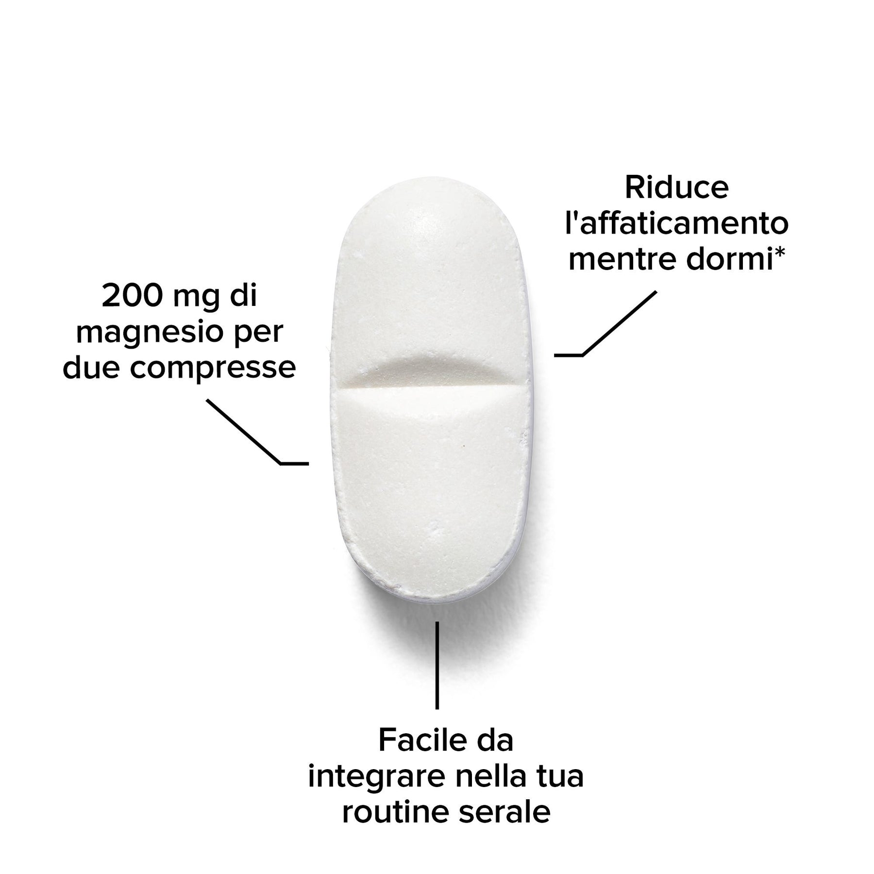 Magnesio bisglicinato Compresse da 500 mg