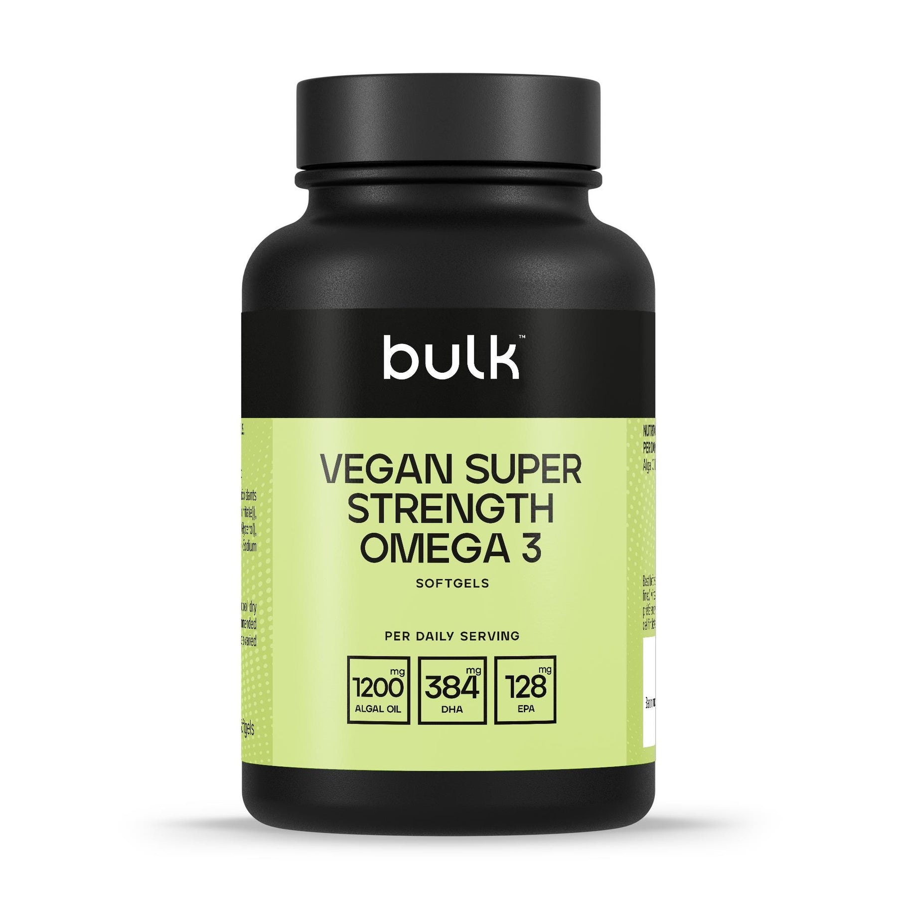 Capsule softgel vegane Super Strength con Omega 3