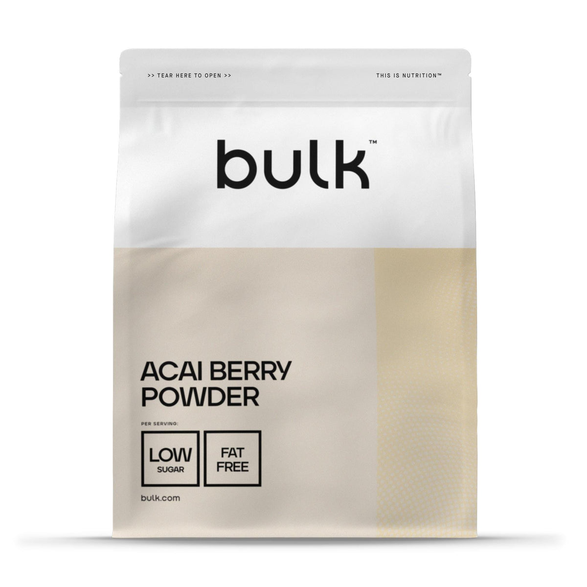 Bacche di acai in polvere