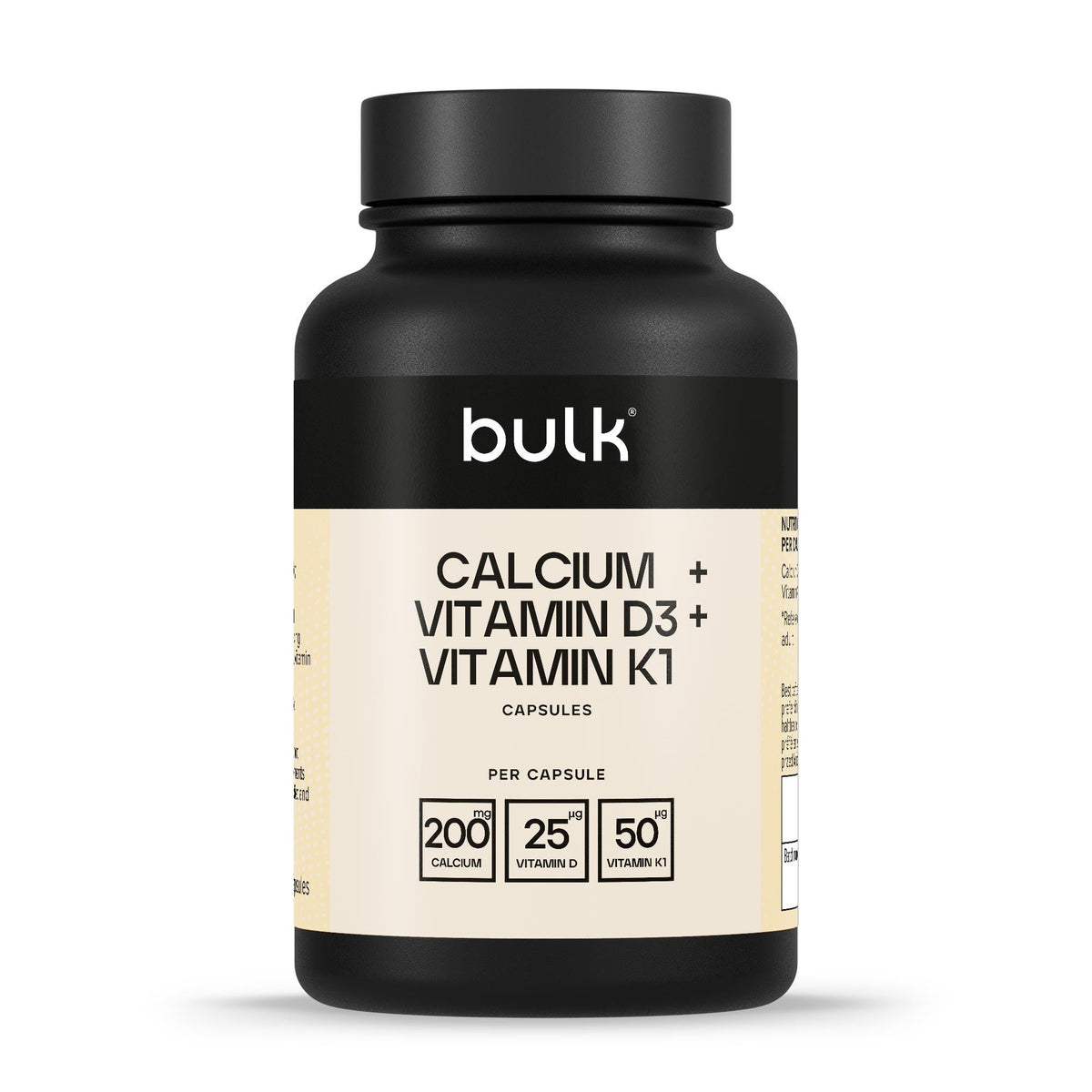 Calcio + vitamina D3 + vitamina K1 Capsule da 1000 mg