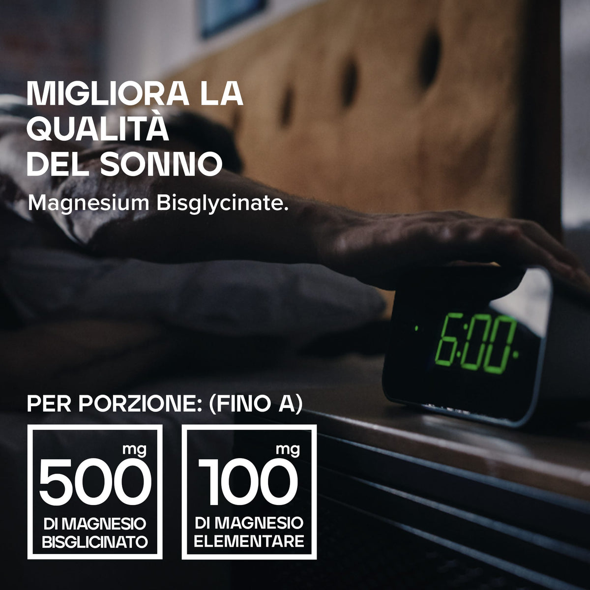 Magnesio bisglicinato Compresse da 500 mg