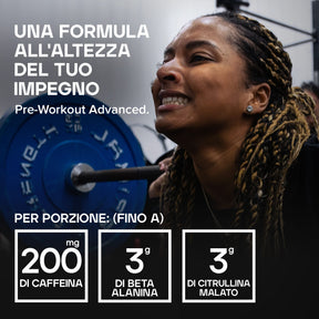 Pre-workout completo AVANZATO