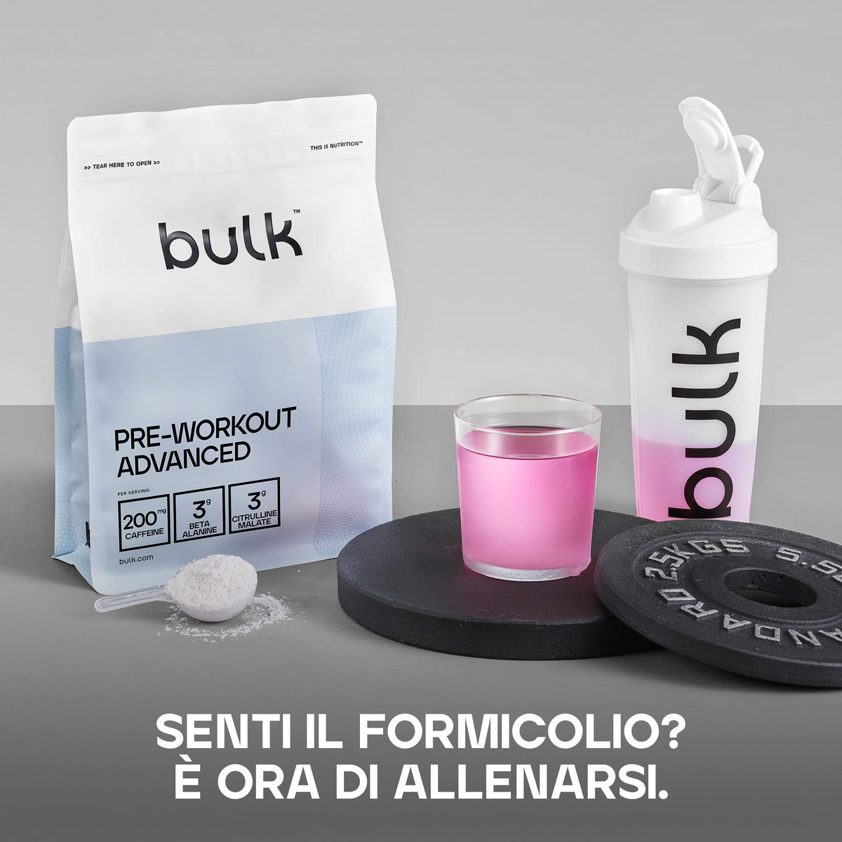 Pre-workout completo AVANZATO