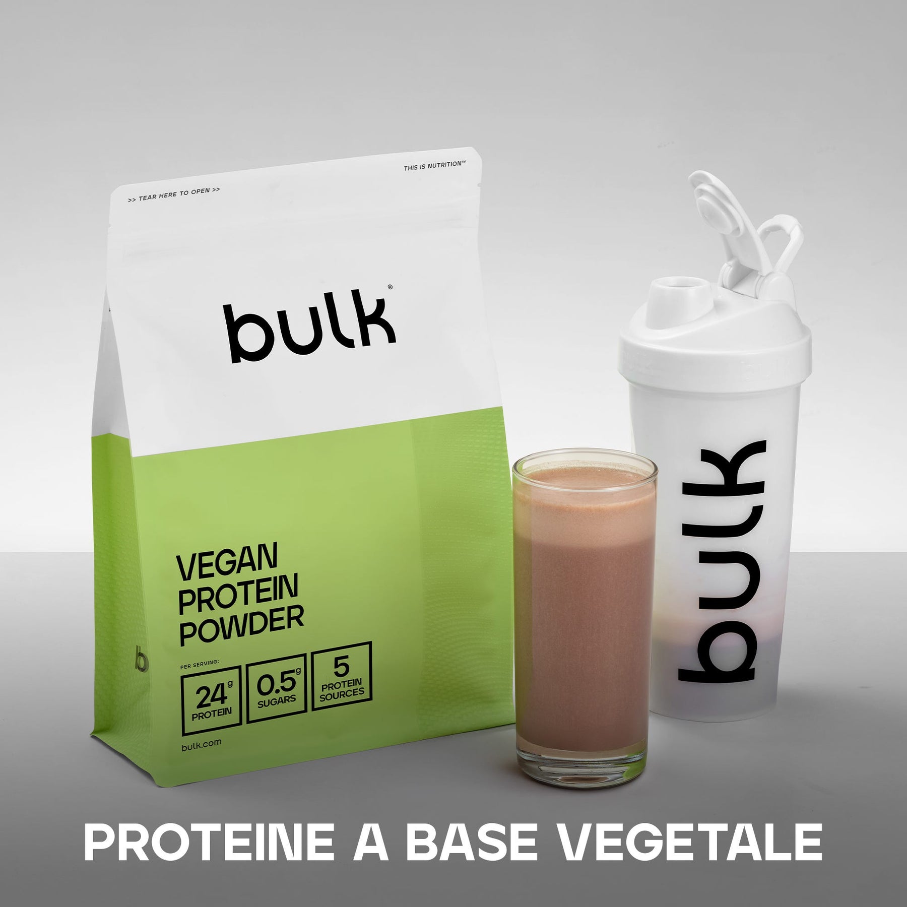 Polvere proteica vegana