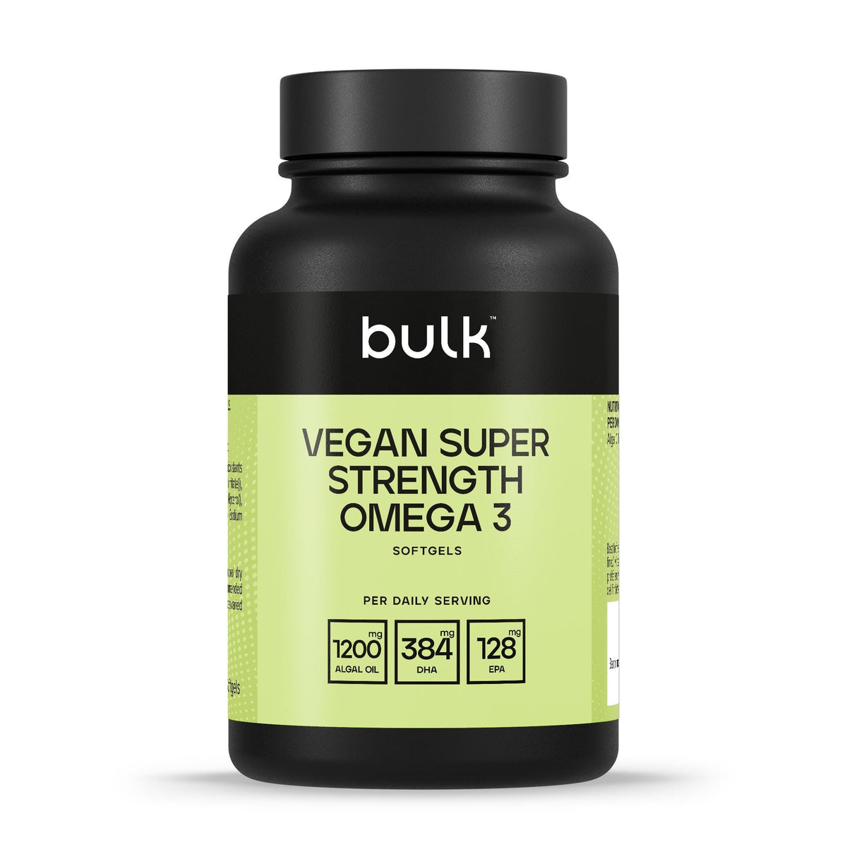 Capsule softgel vegane Super Strength con Omega 3