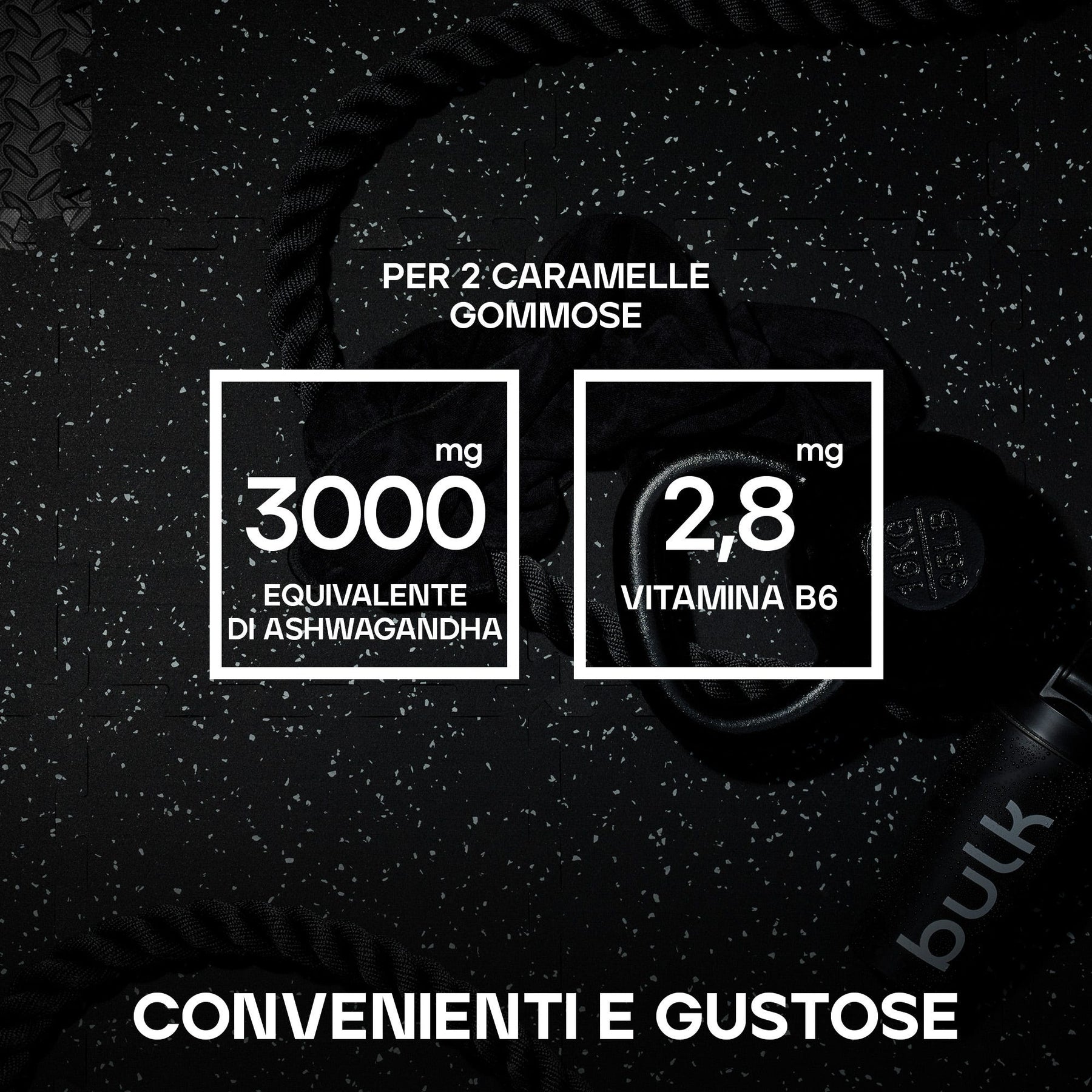 Caramelle gommose a base di Ashwagandha