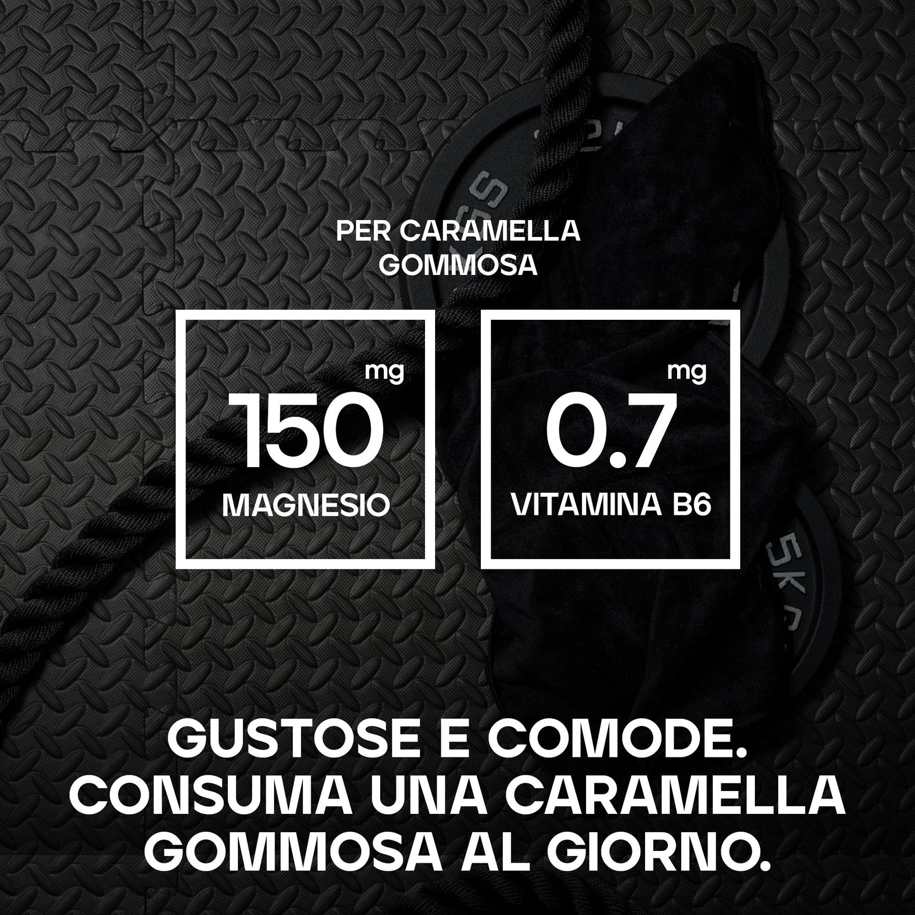 Caramelle Gommose a Base di Magnesio