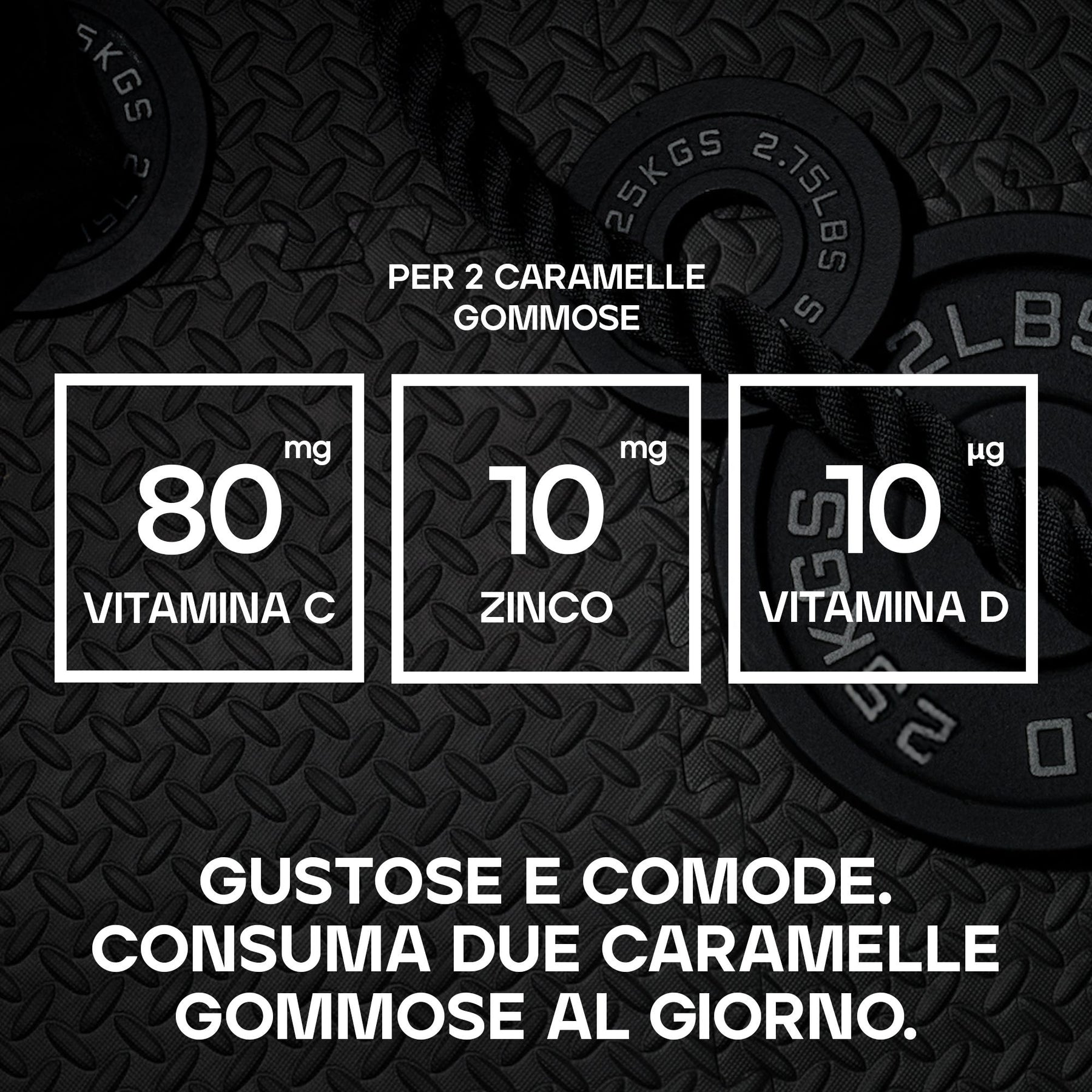 Caramelle gommose multivitaminiche